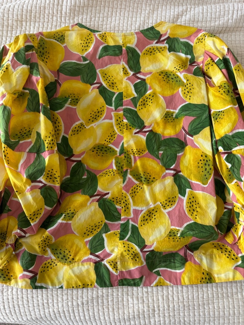 FARM Rio | Fresh Lemons Puff-Sleeve Shirt - Picture 2 of 6